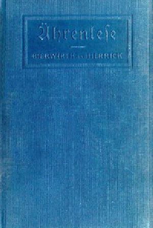 [Gutenberg 49503] • Ährenlese: A German Reader with Practical Exercises